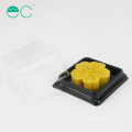 transparent square plastic cake packaging boxes dessert packaging moon cake box
